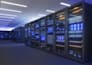 create realistic 3d industrial warehouse, factory, logistics space, data center